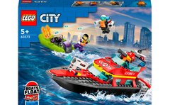 Конструктор LEGO City Лодка пожарной бригады