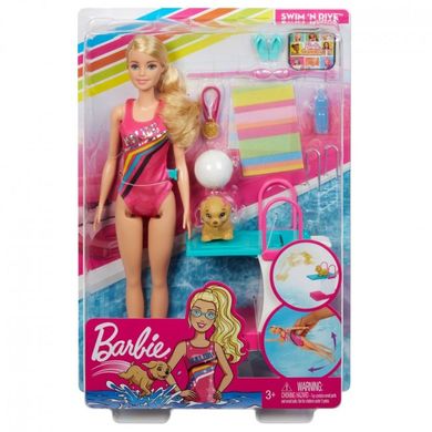 Ігровий набір Barbie Тренування в басейні (GHK23), 3+, Дівчинка