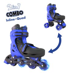 Роликовые коньки Neon Combo Skates Синий (Размер 30-33)
