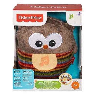Мягкая игрушка-ночник Fisher-Price Веселая сова со звуковым эффектом