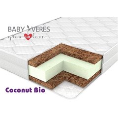Матрас Baby Veres "Coconut bio+" (матрас для новорожденных с дышащим эффектом)
