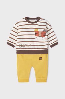 Комплект дитячий (кофта, брюки) Mayoral, бурштиновий