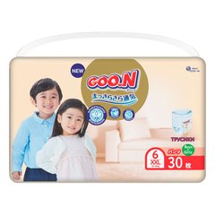 Трусики-подгузники Goo.N Premium Soft размер 6 2ХL 15-25 кг унисекс 30 шт