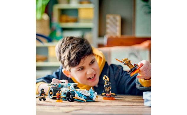 Конструктор LEGO Ninjago Суперсила дракона Зейна автомобиль для гонки спин-джитсу
