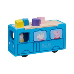 Деревянный игровой набор-сортер Peppa Pig Школьный автобус Пеппы