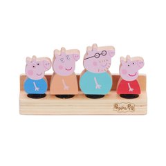 Деревянный набор фигурок Peppa Pig Семья Пеппы