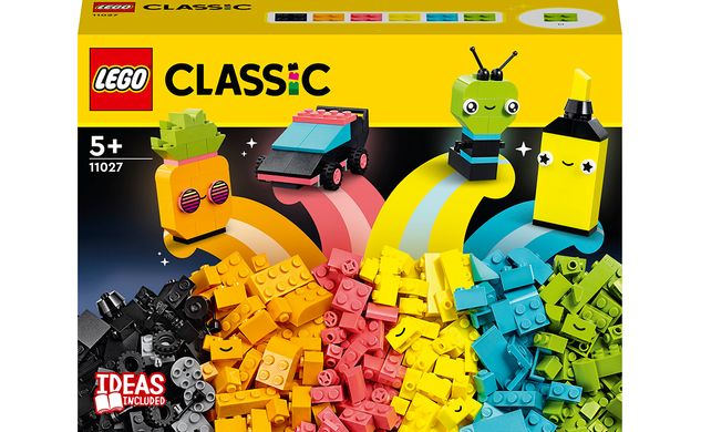 Конструктор LEGO Classic Творческое неоновое веселье