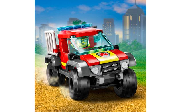 Конструктор LEGO City Пожежно-рятувальний позашляховик