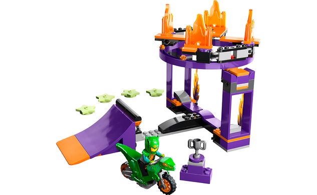 Конструктор LEGO City Stuntz Задание с каскадерской рампой