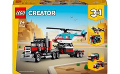 Конструктор LEGO Creator Бортова вантажівка з гелікоптером