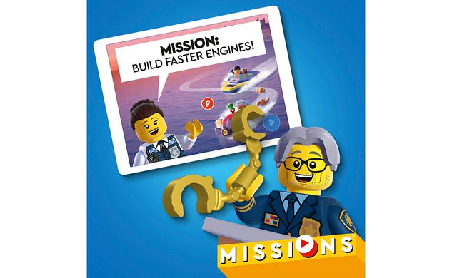 Конструктор LEGO City Детективные миссии водной полиции