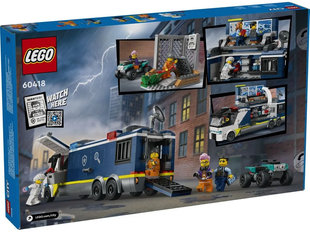 Конструктор LEGO City Пересувна поліцейська криміналістична лабораторія 674 деталі (60418)