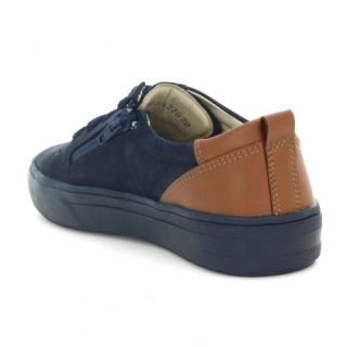 Туфли для мальчика замшевые, синие, 29 размер