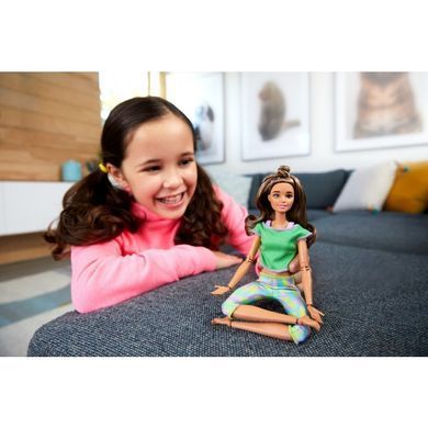 Лялька Barbie серії "Рухайся як я" шатенка, 3+, Дівчинка