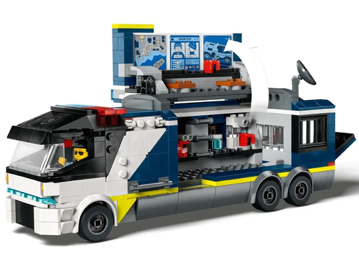 Конструктор LEGO City Пересувна поліцейська криміналістична лабораторія 674 деталі (60418)