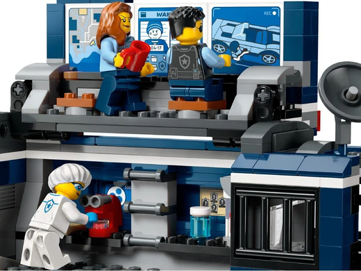 Конструктор LEGO City Пересувна поліцейська криміналістична лабораторія 674 деталі (60418)