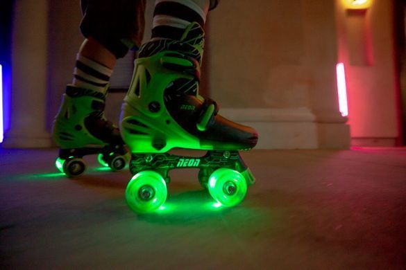 Роликові ковзани Neon Сombo, розмір 30-33, салатовий