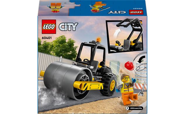 Конструктор LEGO City Будівельний паровий каток