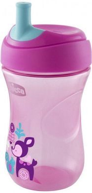 Чашка пластиковая для питья Chicco Advanced Cup 266 мл. от 12 м+, Розовый, 266 мл, 1+, Пластик