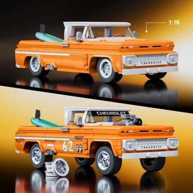 Колекційна машинка-конструктор "Chevy" серії "Elite" Mattel Brick Shop
