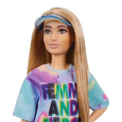Лялька Barbie "Модниця" у рожево-блакитній сукні