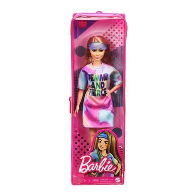 Лялька Barbie "Модниця" у рожево-блакитній сукні
