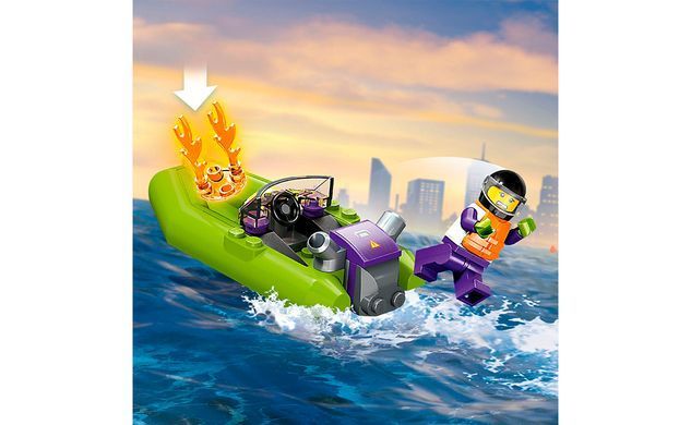 Конструктор LEGO City Човен пожежної бригади