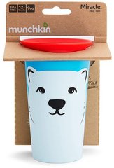 Чашка-непроливайка Munchkin "Miracle 360 ° Sippy" Білий ведмідь 266мл, 266 мл, 1+, Пластик