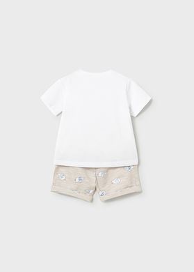 Комплект дитячий Mayoral молочний/блакитний
