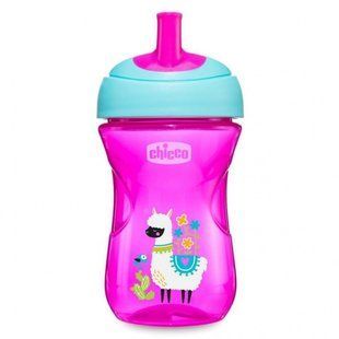 Чашка пластикова для пиття Chicco Advanced Cup 266 мл. від 12 м+, Рожевий, 266 мл, 1+, Пластик