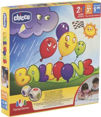 Настольная игра Chicco Balloons, 3+, Унисекс