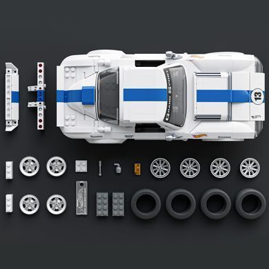 Колекційна машинка-конструктор "Corvette Grand Sport" серії "Elite" Mattel Brick Shop