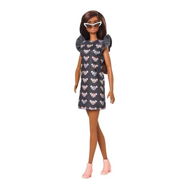 Лялька Barbie "Модниця" у сірій сукні і окулярах
