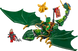 Конструктор LEGO NINJAGO Зелений лісовий дракон Ллойда