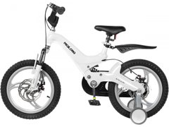 Дитячий велосипед JZB Білий, 5+, Унісекс