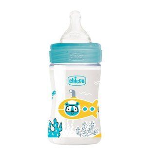 Пляшечка пластикова Chicco WELL-BEING, 150 мл, соска силікон, 0м+