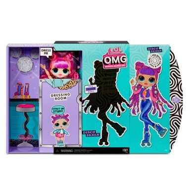 Ігровий набір з лялькою L.O.L. Surprise! серії O.M.G" S3 - Диско-Скейтер", 3+, O.M.G., Дівчинка