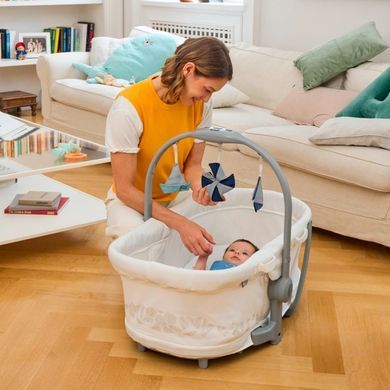 Ліжечко-стільчик Chicco Baby Hug Pro бежеве 5 в 1
