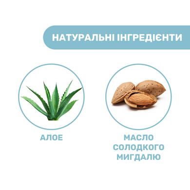 Шампунь з алое та олією солодкого мигдалю Chicco Natural Sensation "Без сліз", 200 мл