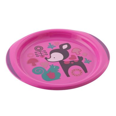 Подарунковий набір посуду Chicco «Meal Set» від 12м+ , Рожевий, 1+, Силікон , пластик