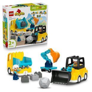 Конструктор LEGO DUPLO Town 3-в-1 Будівельна техніка