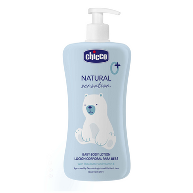 Лосьон для тела с маслом ши и рисовым маслом Chicco Natural Sensation, 500 мл