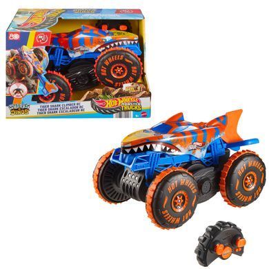 Збільшена машинка-позашляховик 1:15 на радіокеруванні &laquo;Tiger Shark Climber&raquo; Hot Wheels&reg; Monster Trucks