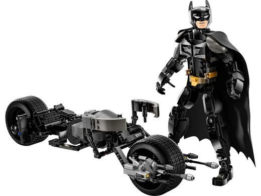 Конструктор Lego DC Batman Фігурка Бетмена для складання та бетцикл