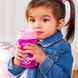 Чашка пластиковая для питья Chicco Easy Cup от 12 м+ , 266 мл, Розовый, 266 мл, 1+, Пластик