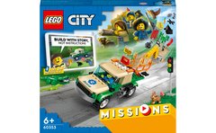 Конструктор LEGO City Миссии по спасению диких животных
