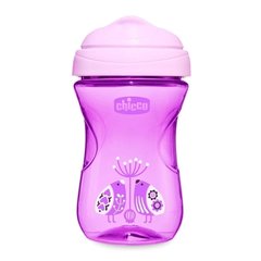 Чашка пластикова для пиття Chicco Easy Cup від 12 м+ , 266 мл, Фіолетовий, 266 мл, 1+, Пластик