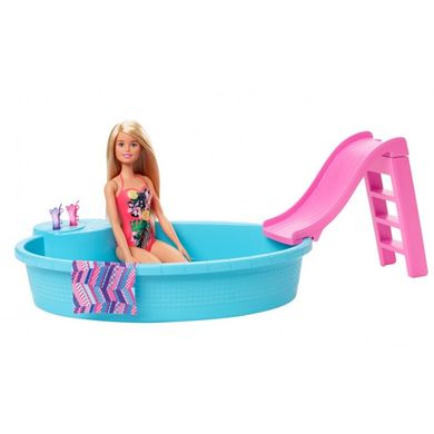 Набор Barbie Развлечения у бассейна (GHL91), 3+, Девочка