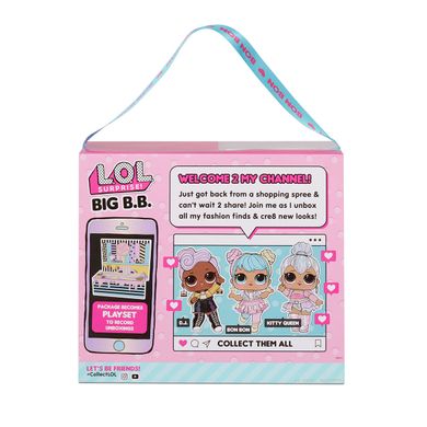 Набор из мега-популярной LOL Surprise! серии Big BBDoll "- Бон-Бон", 3+, Big B.B.Doll, Девочка