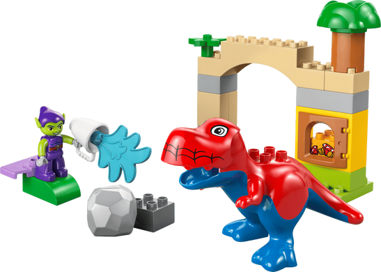 Конструктор LEGO Duplo Динозавр Spidey-Rex проти Зеленого Гобліна
